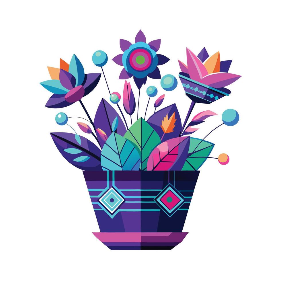 Flowerpot Houseplant Illustration vector