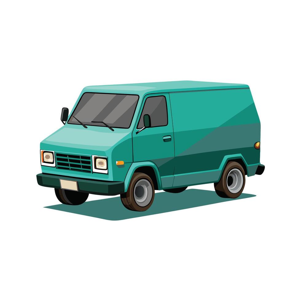 Realistic Truck Illustration vector
