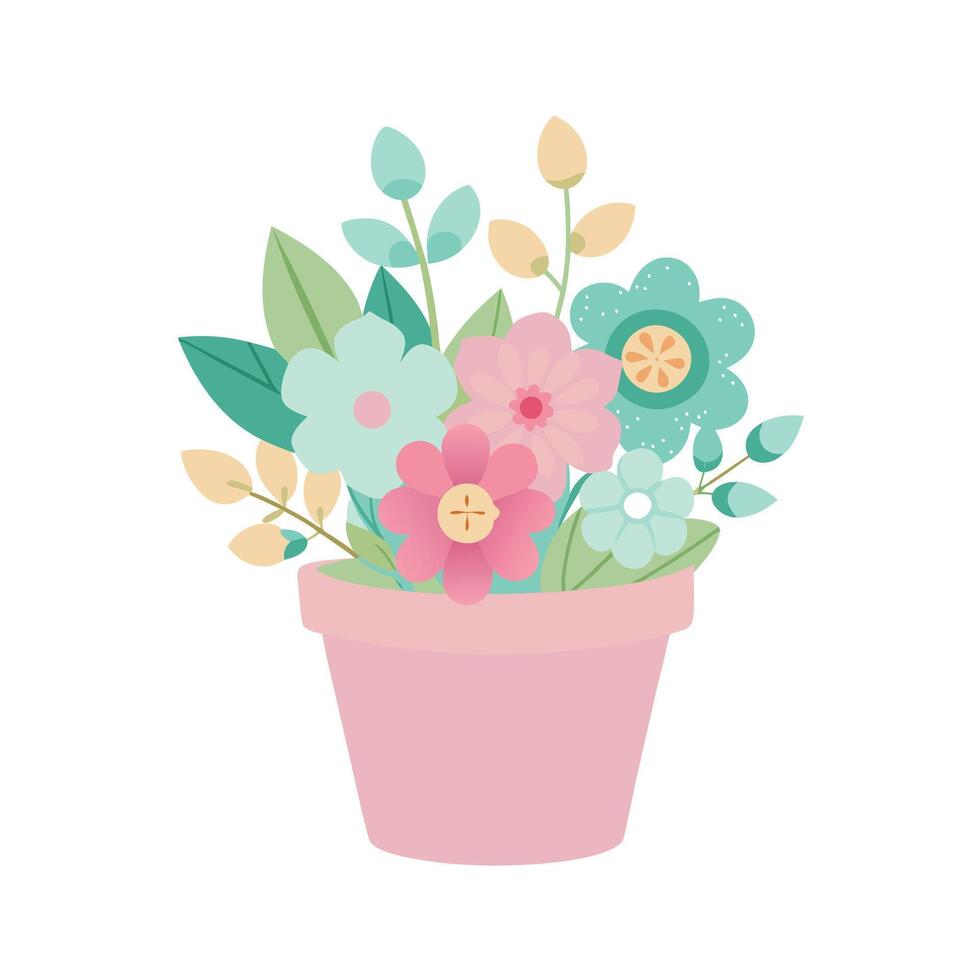 Flowerpot Houseplant Illustration vector