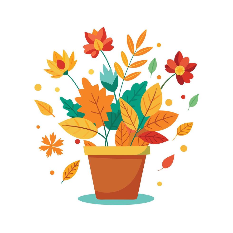 Flowerpot Houseplant Illustration vector