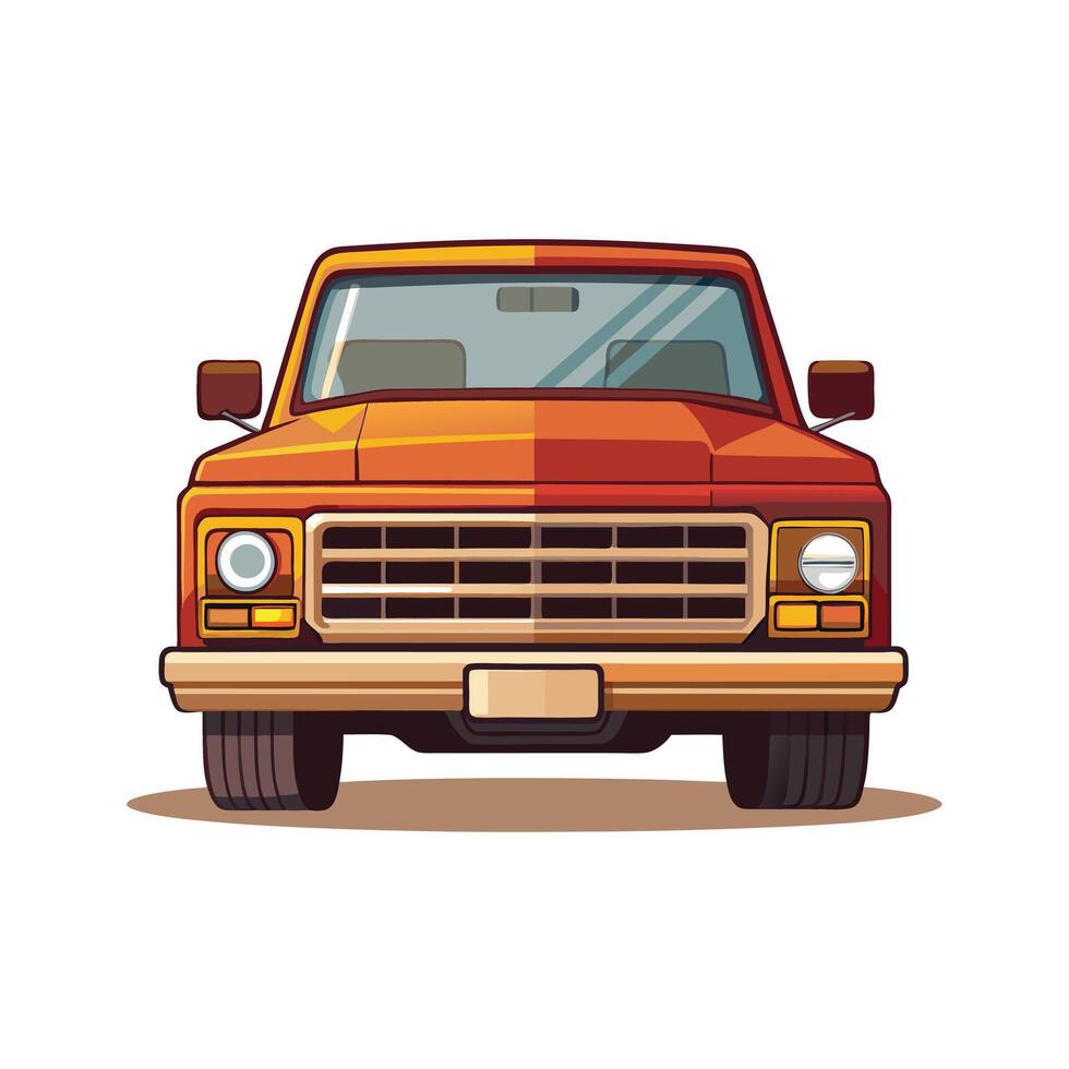 Realistic Truck Illustration vector