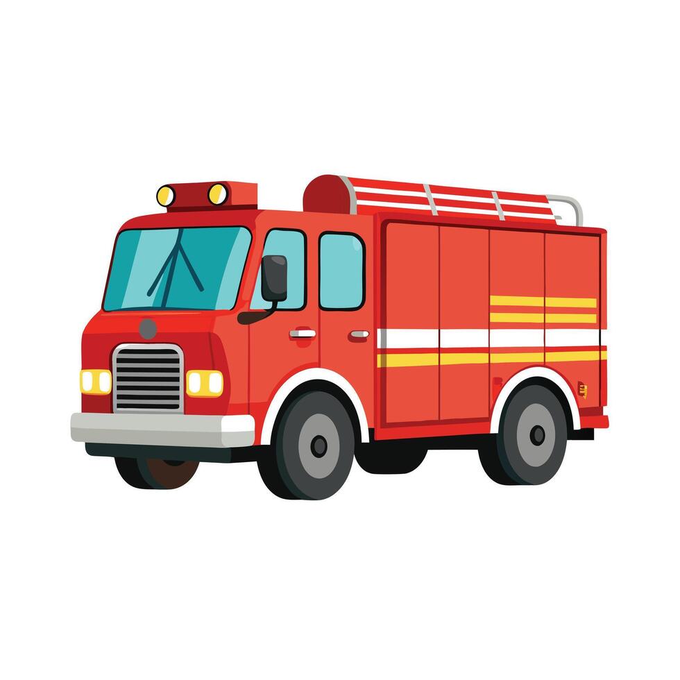Realistic Truck Illustration vector