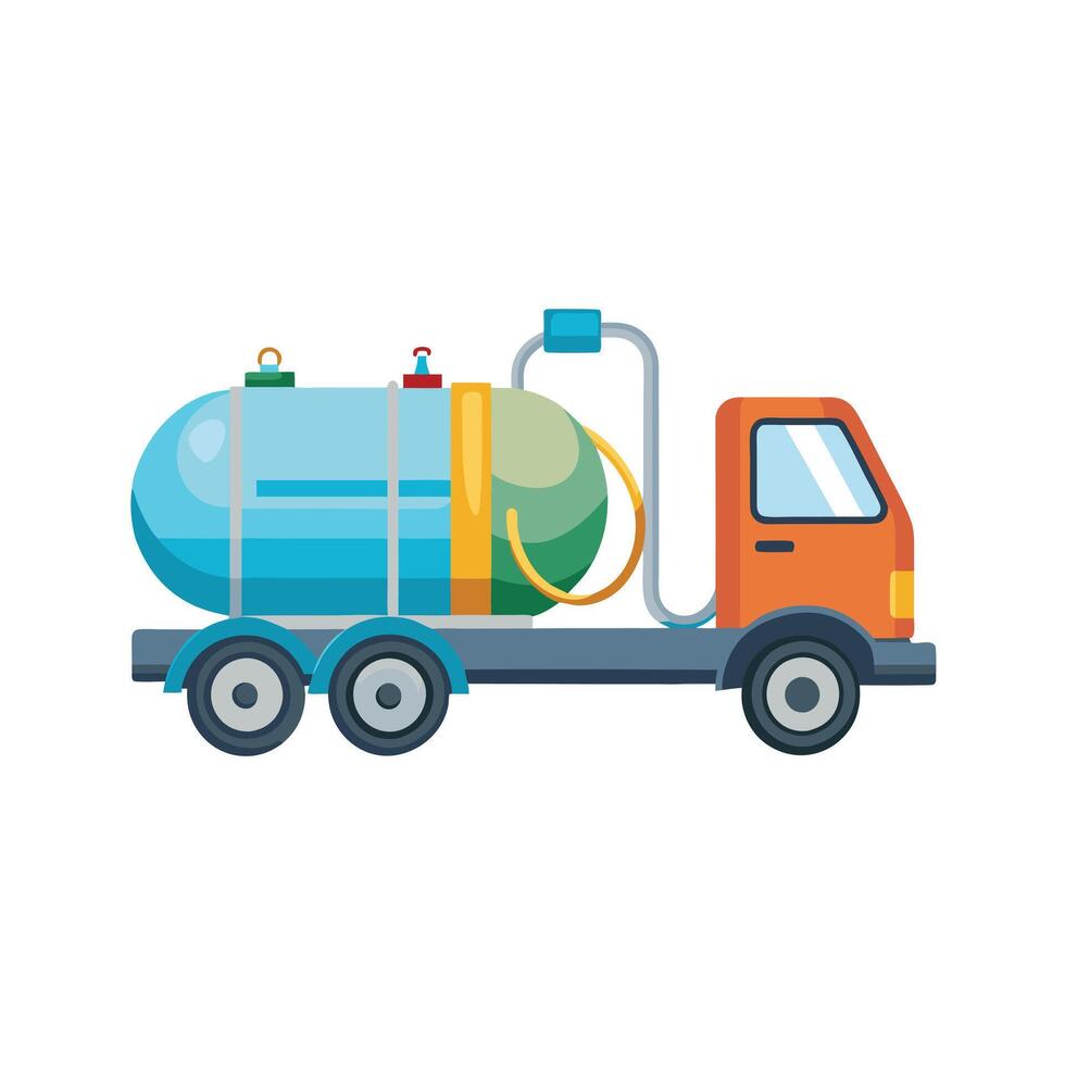 Realistic Truck Illustration vector