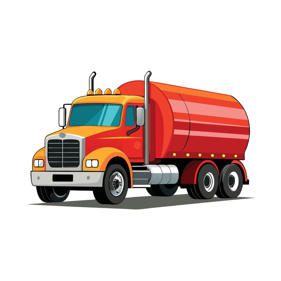 Realistic Truck Illustration vector