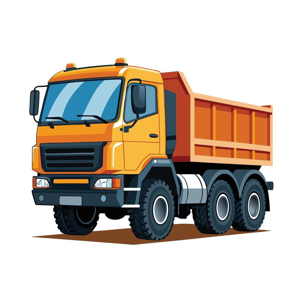 Realistic Truck Illustration vector