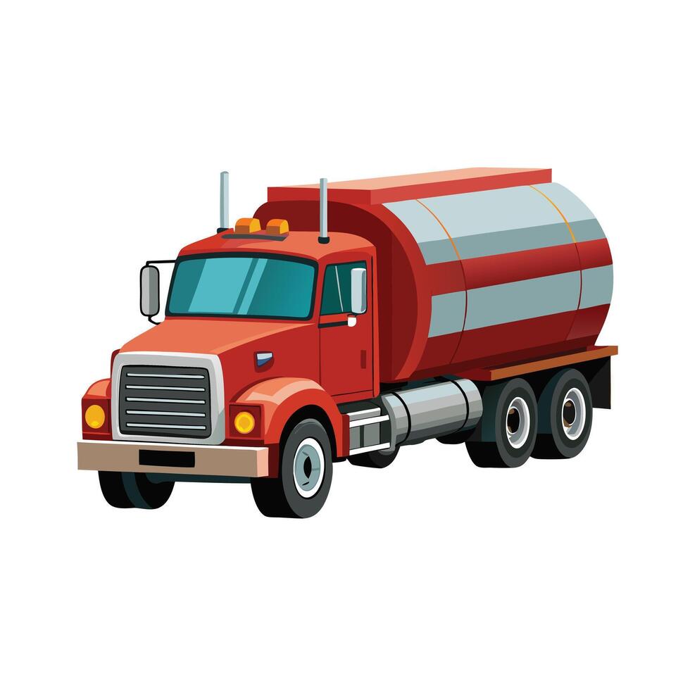 Realistic Truck Illustration vector