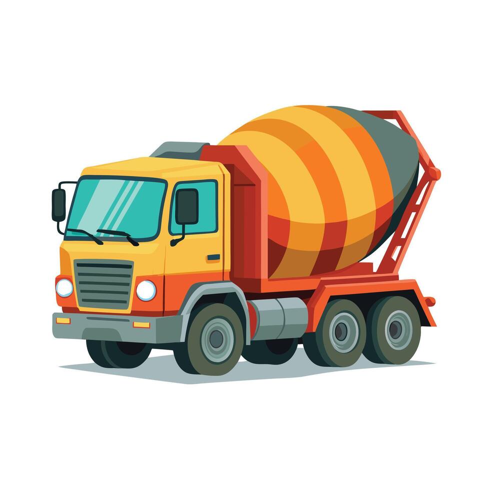 Realistic Truck Illustration vector
