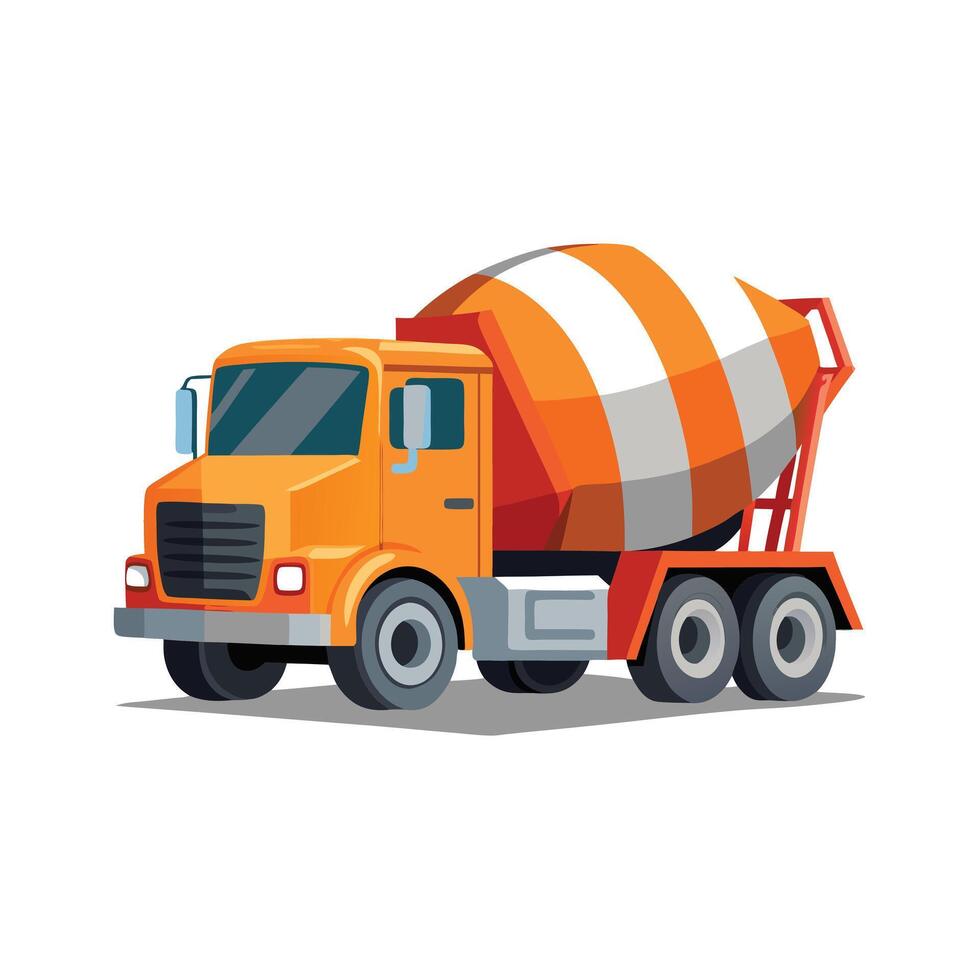 Realistic Truck Illustration vector