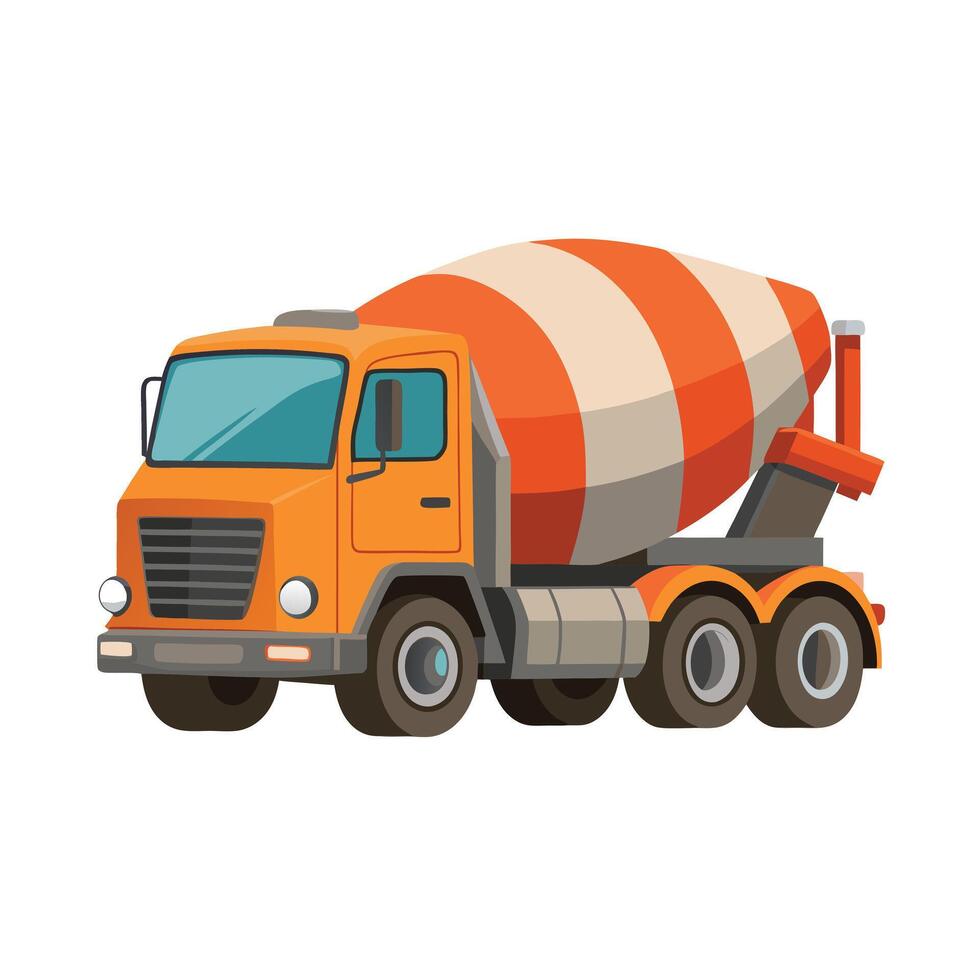 Realistic Truck Illustration vector
