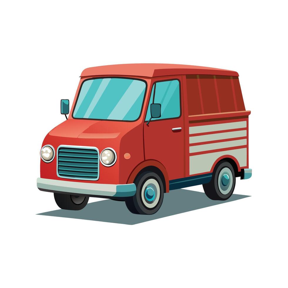Realistic Truck Illustration vector