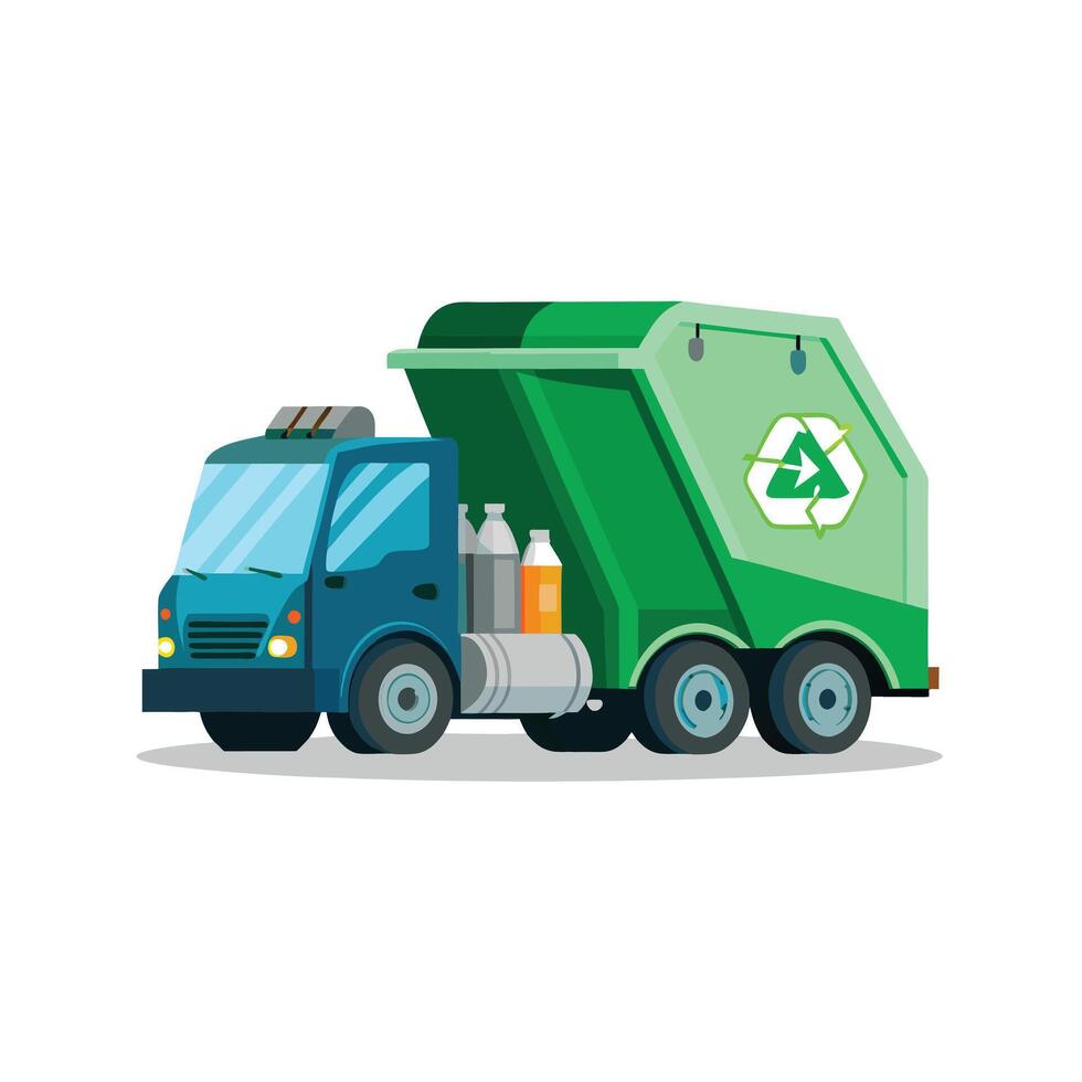 Realistic Truck Illustration vector
