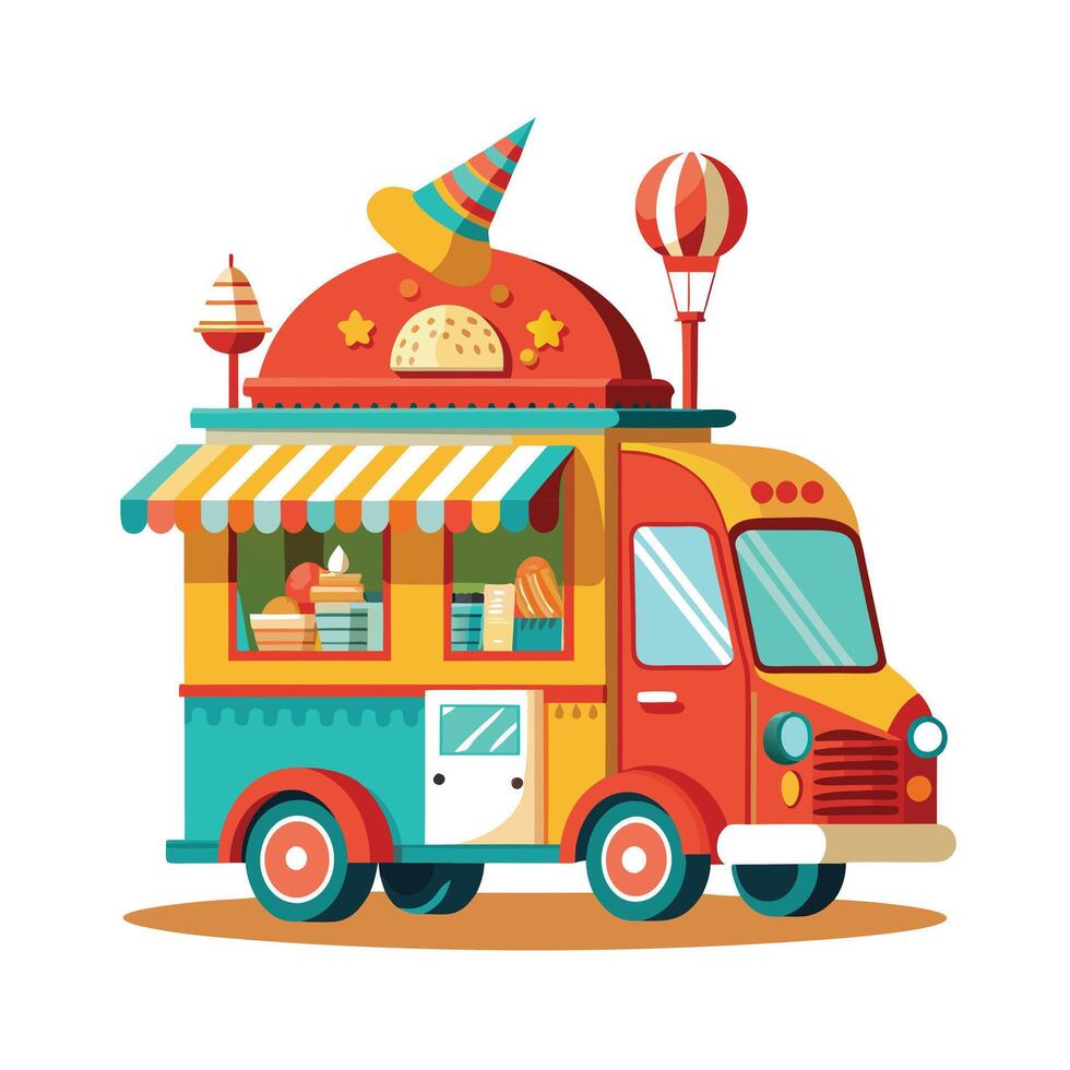 Realistic Truck Illustration vector