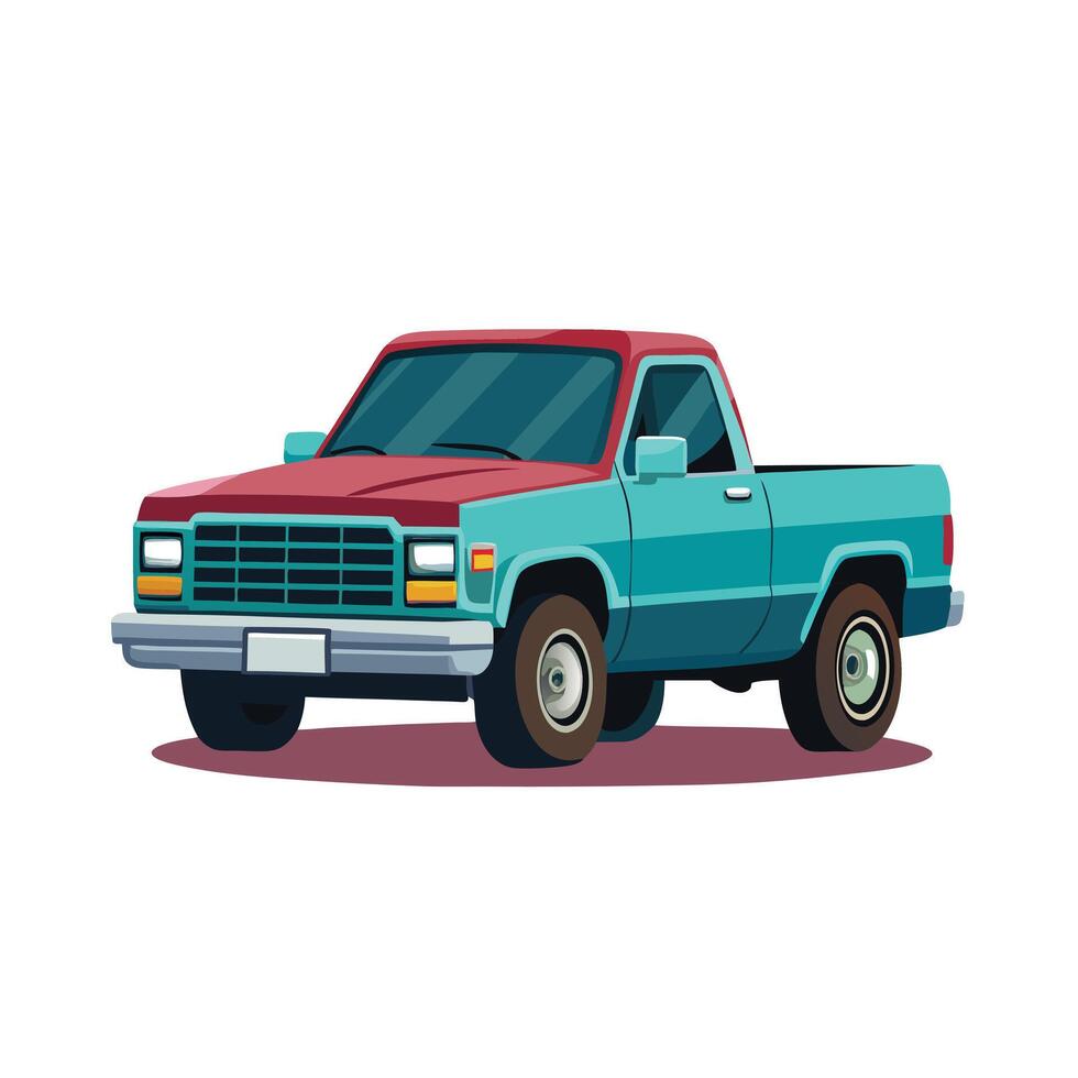 Realistic Truck Illustration vector