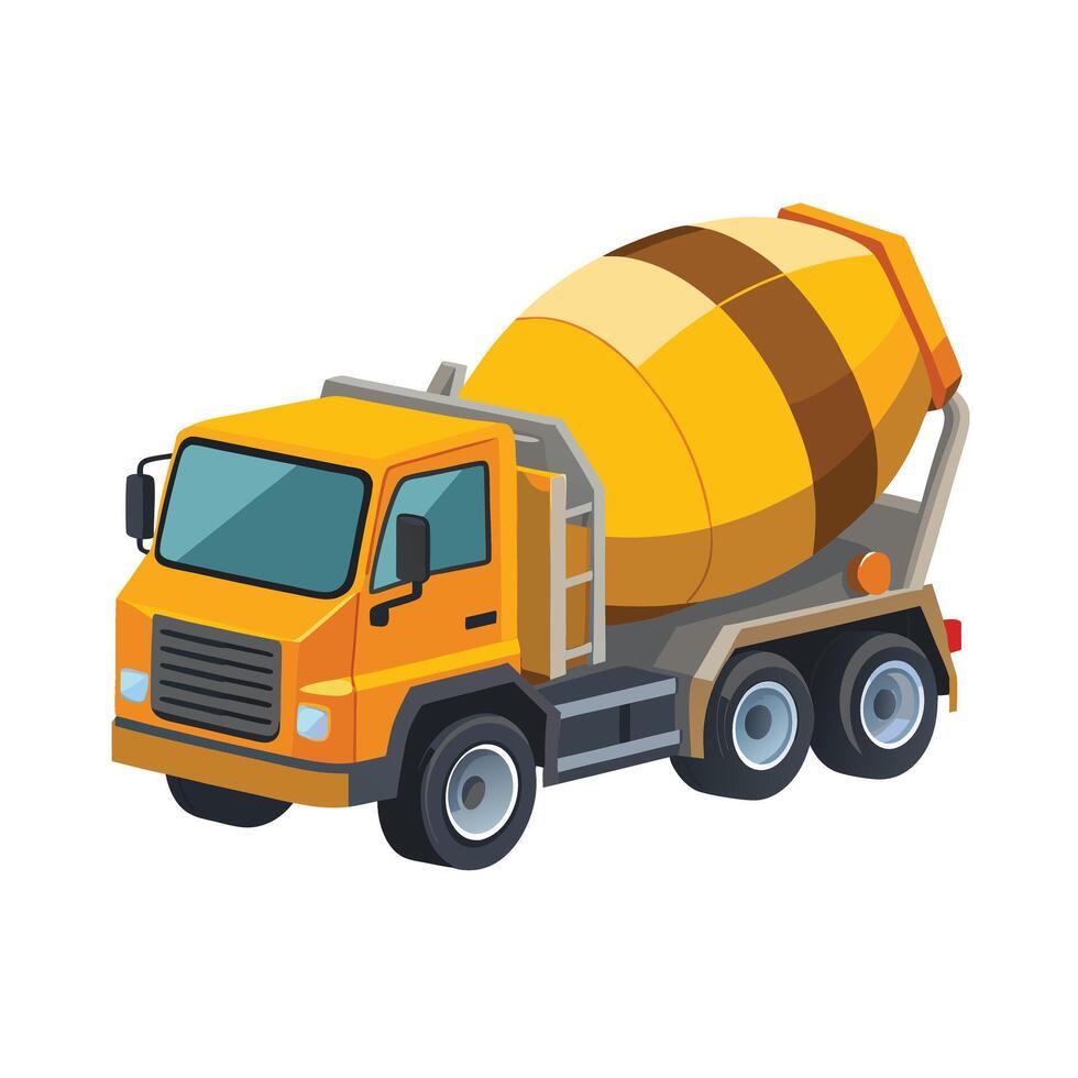 Realistic Truck Illustration vector