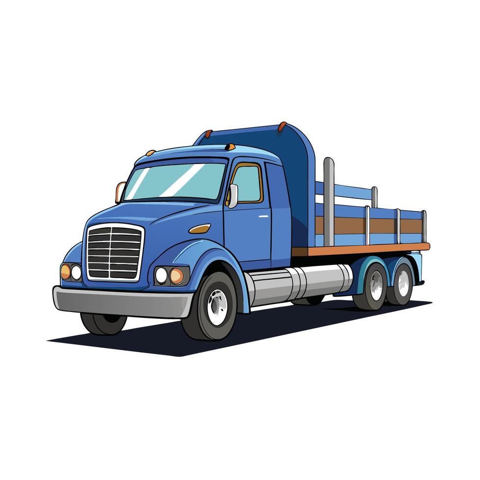 Realistic Truck Illustration vector