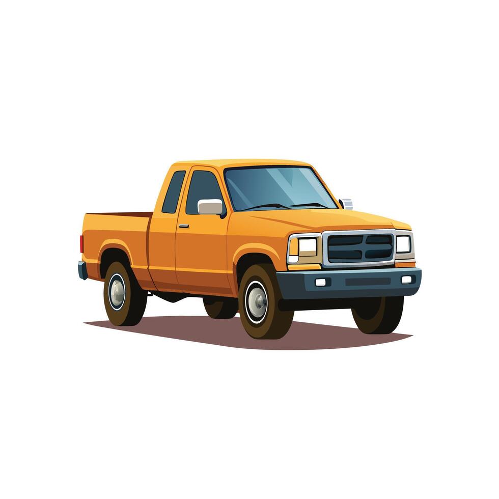 Realistic Truck Illustration vector