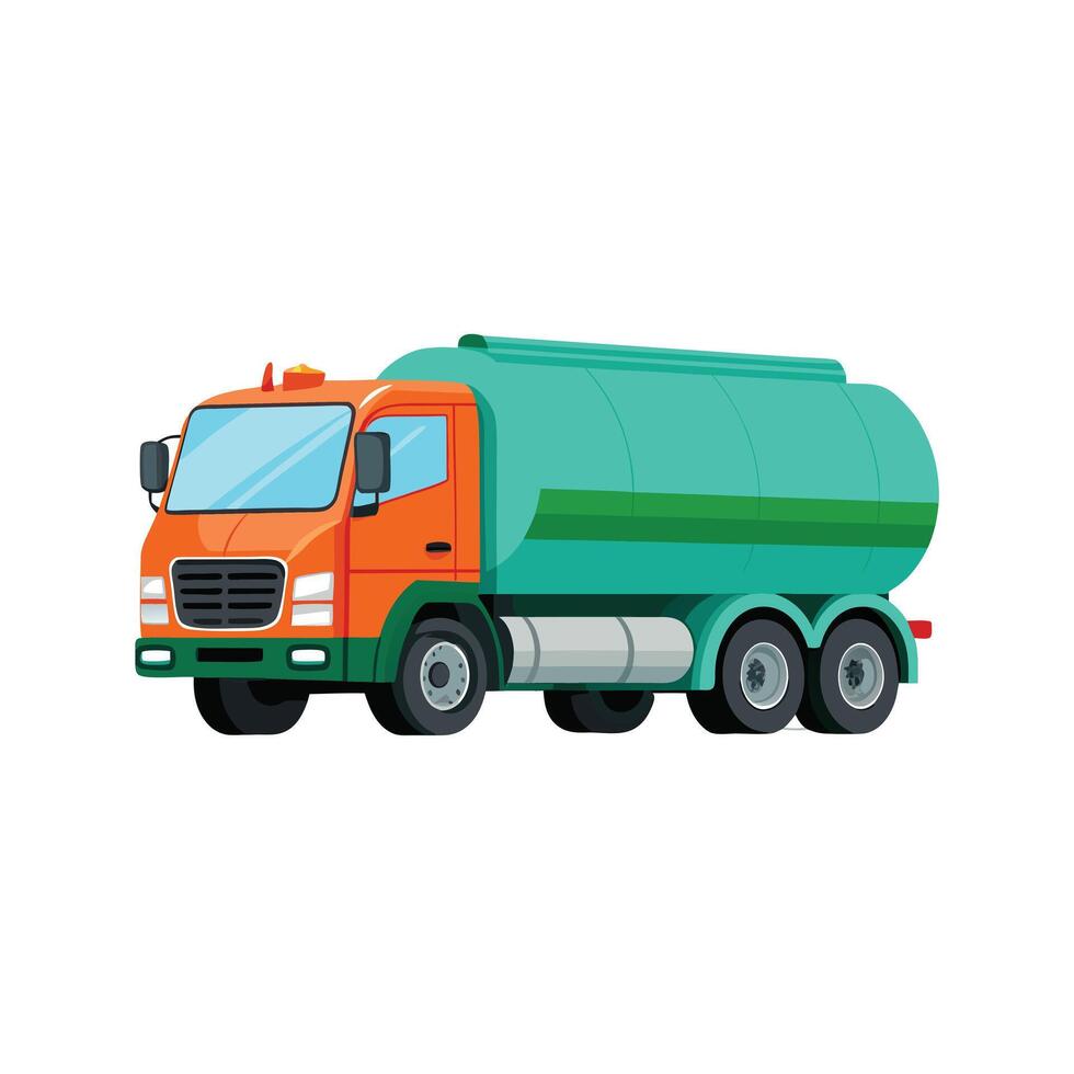 Realistic Truck Illustration vector