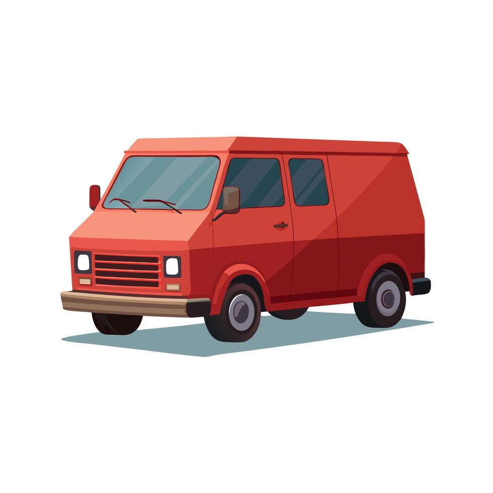 Realistic Truck Illustration vector