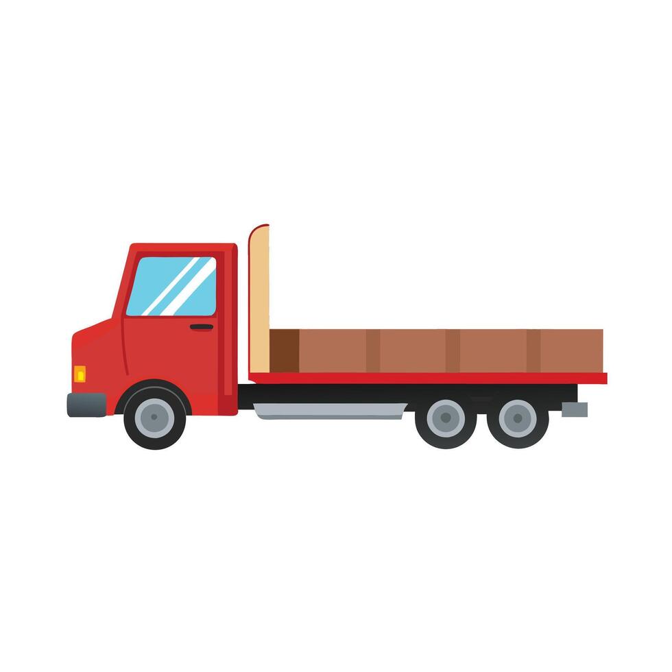 Realistic Truck Illustration vector