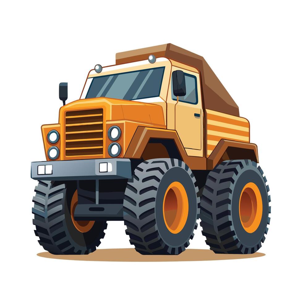 Realistic Truck Illustration vector