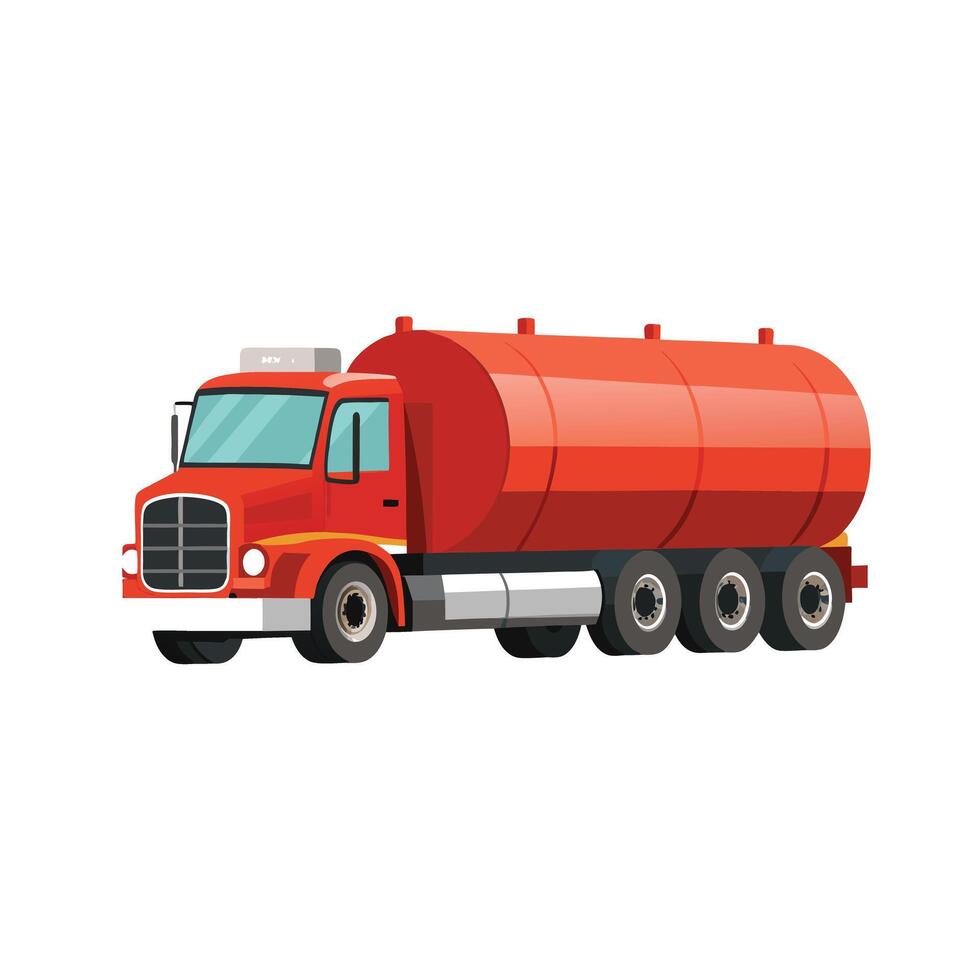 Realistic Truck Illustration vector