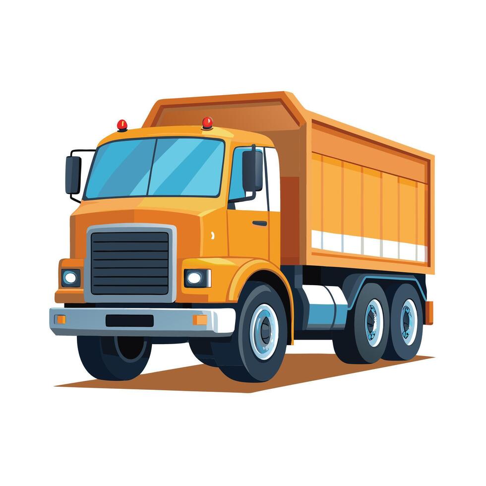 Realistic Truck Illustration vector