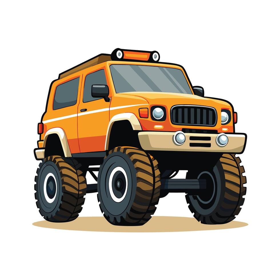 Realistic Truck Illustration vector
