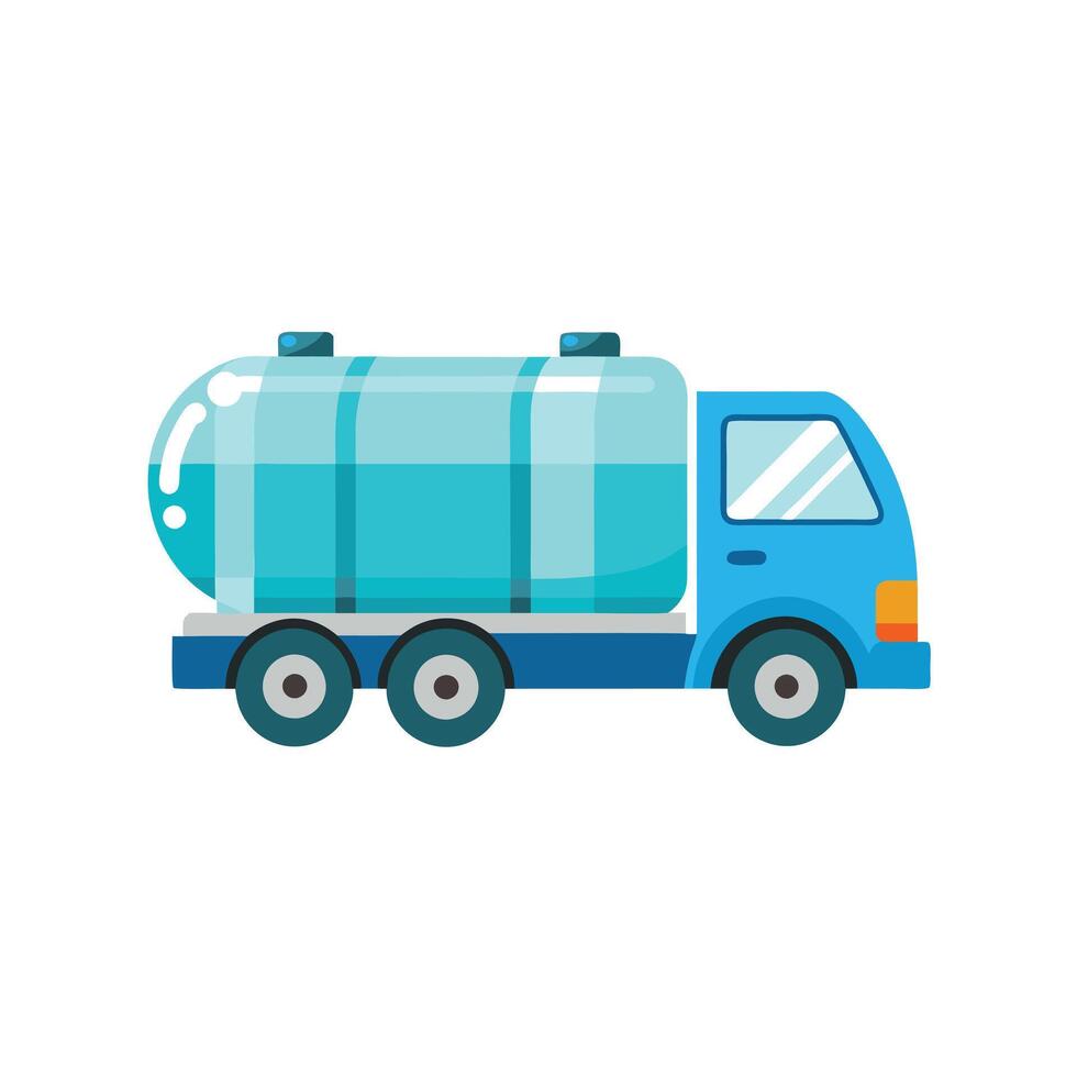 Realistic Truck Illustration vector