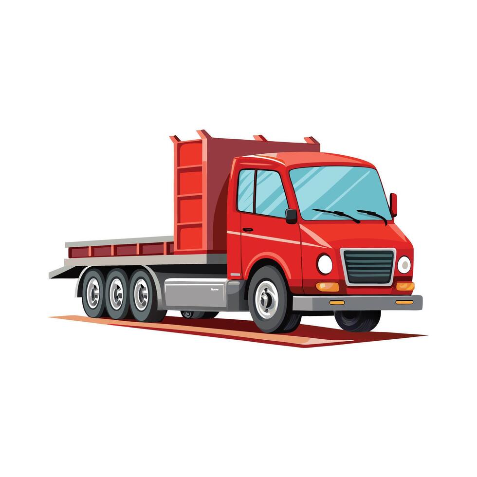 Realistic Truck Illustration vector
