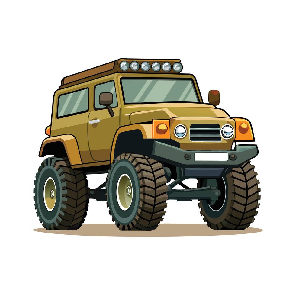 Realistic Truck Illustration vector