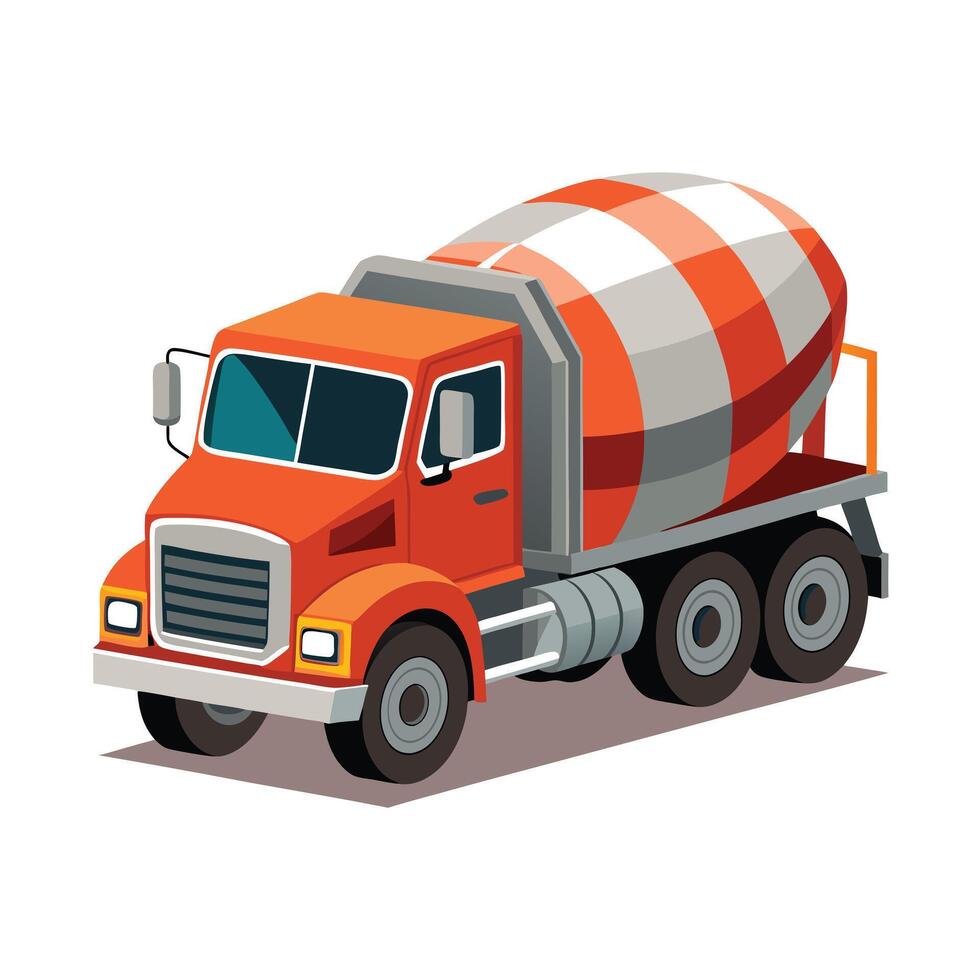 Realistic Truck Illustration vector