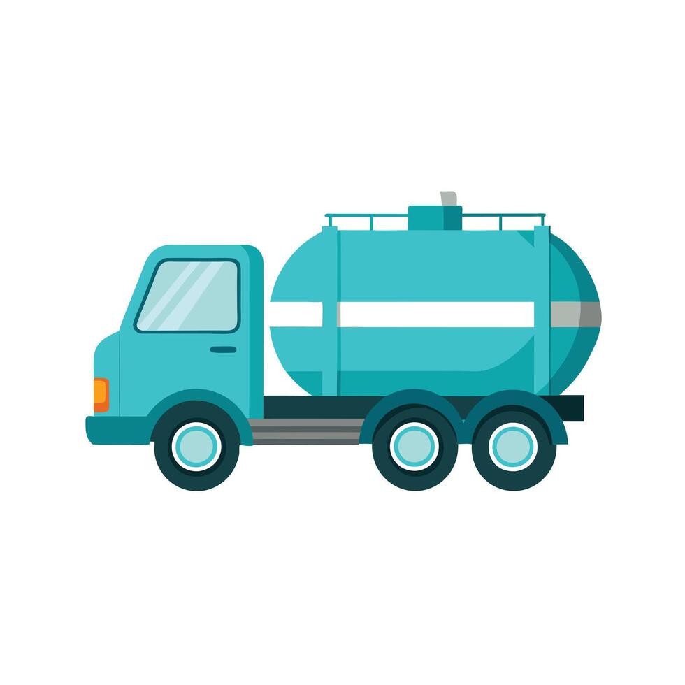 Realistic Truck Illustration vector