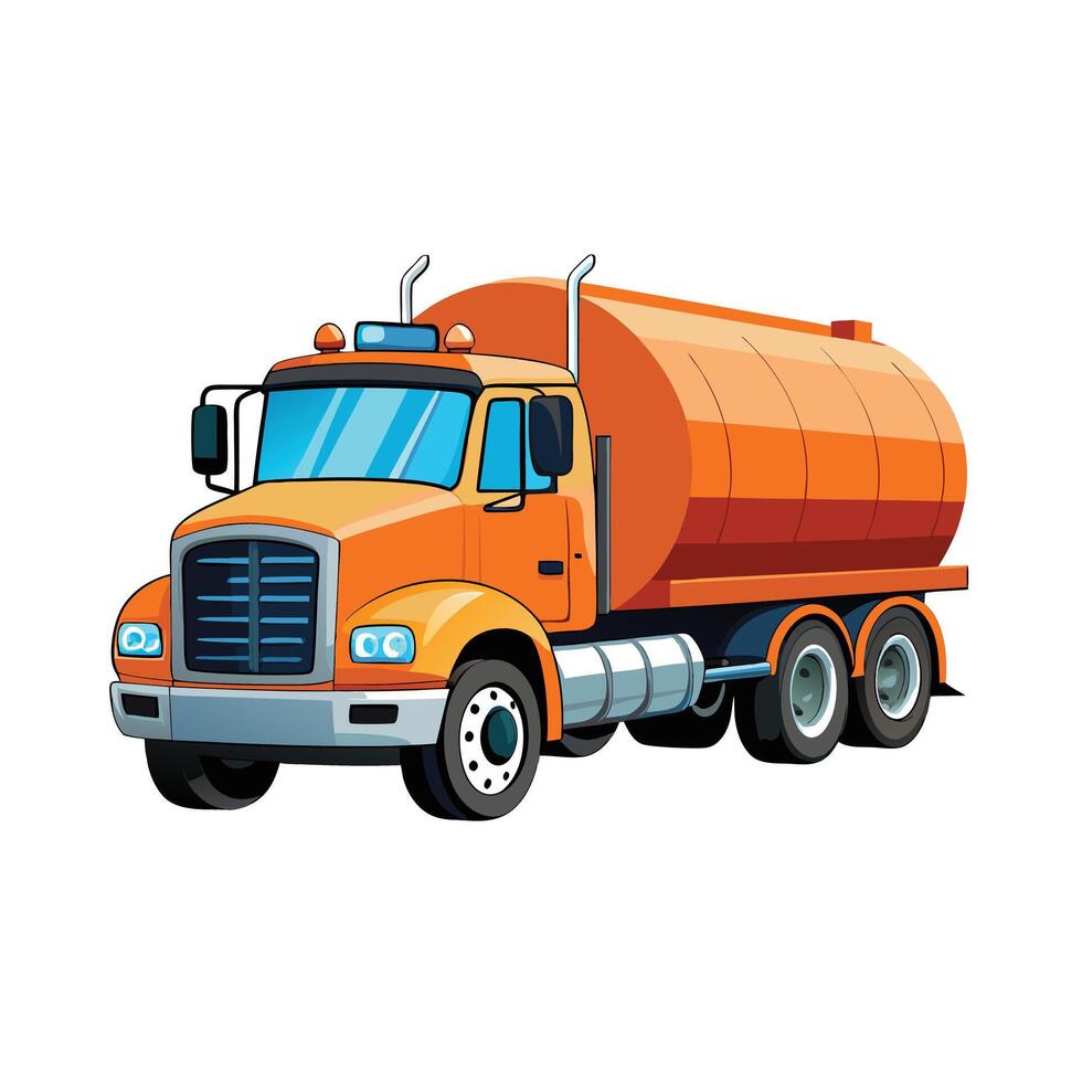 Realistic Truck Illustration vector