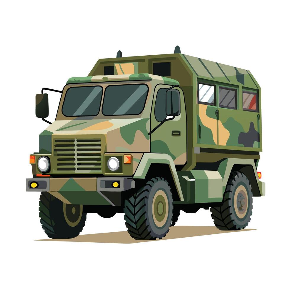 Realistic Truck Illustration vector