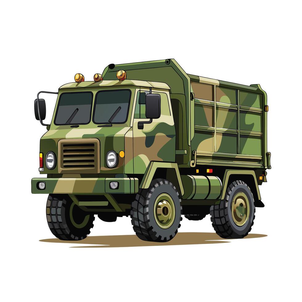 Realistic Truck Illustration vector