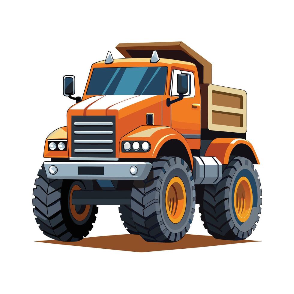 Realistic Truck Illustration vector
