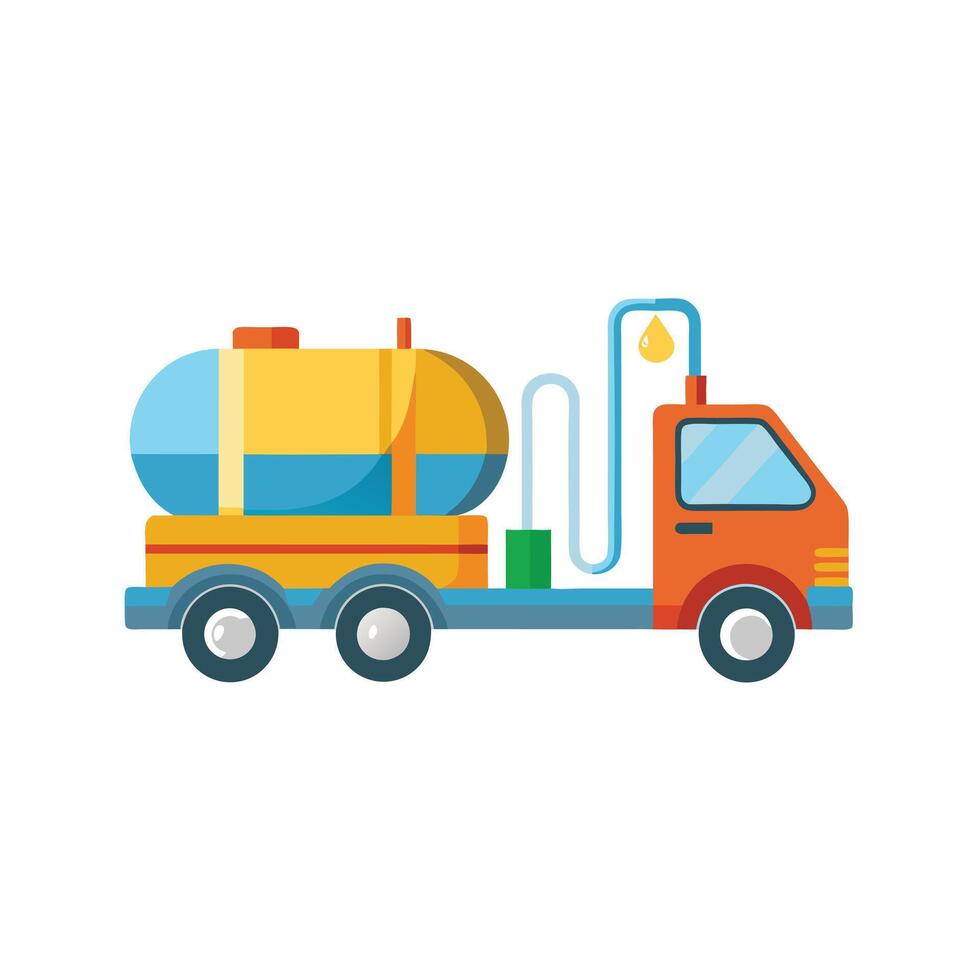 Realistic Truck Illustration vector