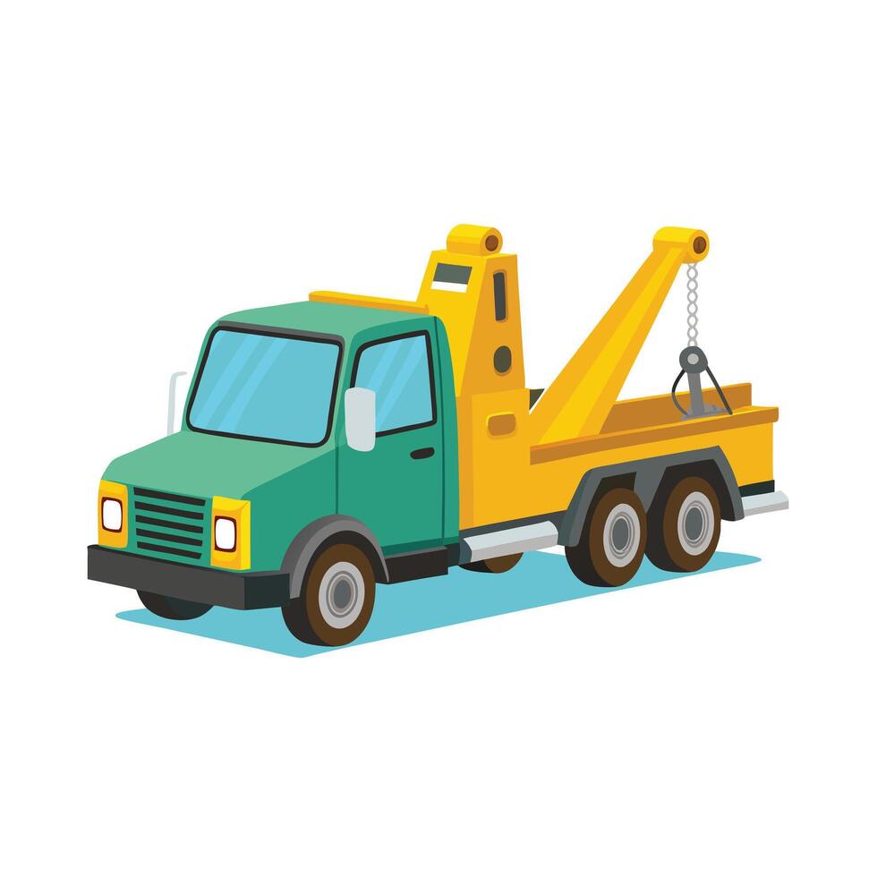 Realistic Truck Illustration vector