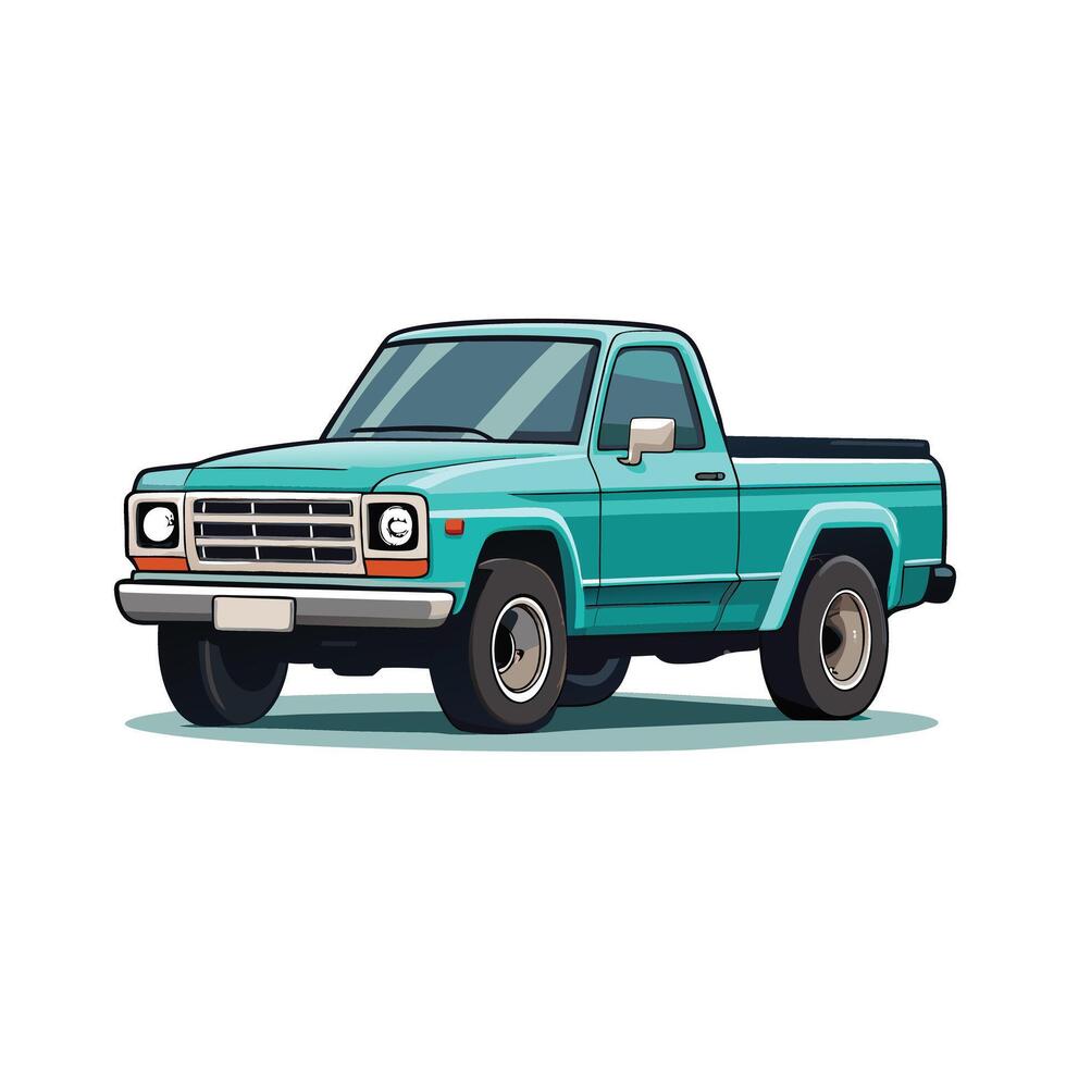 Realistic Truck Illustration vector