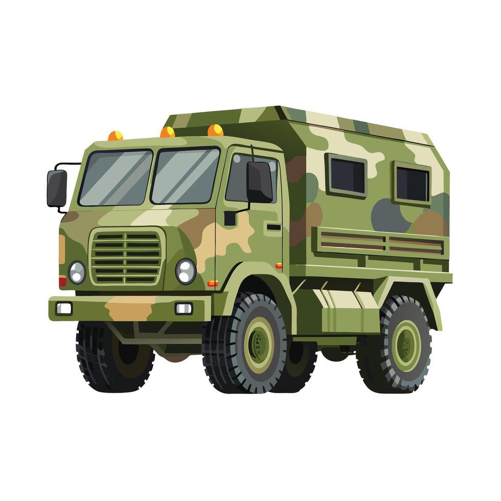 Realistic Truck Illustration vector