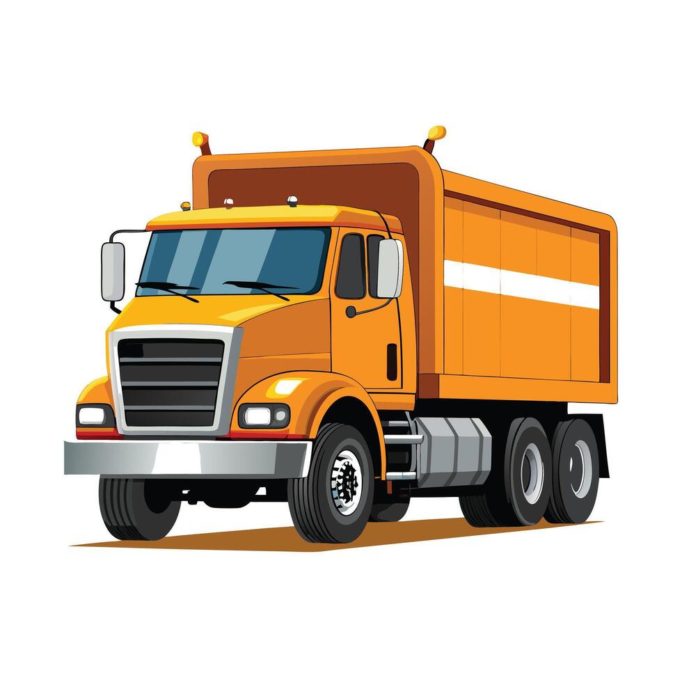 Realistic Truck Illustration vector