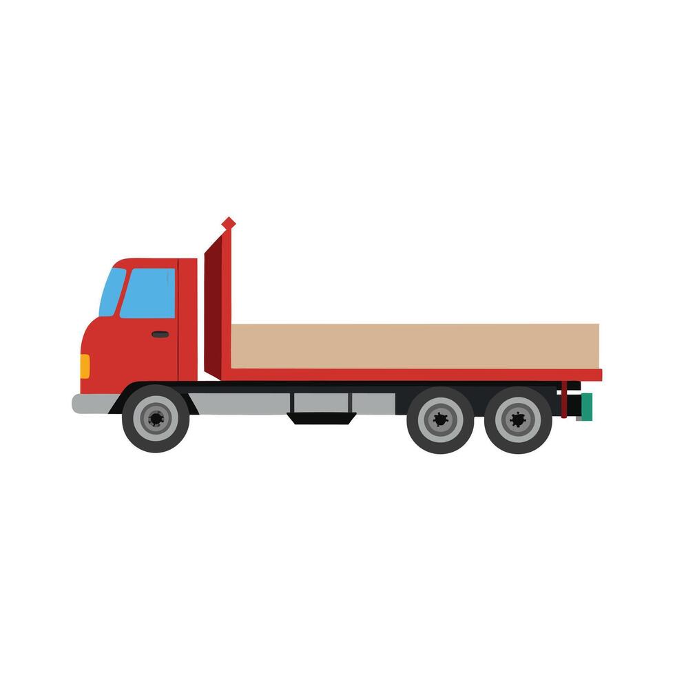 Realistic Truck Illustration vector