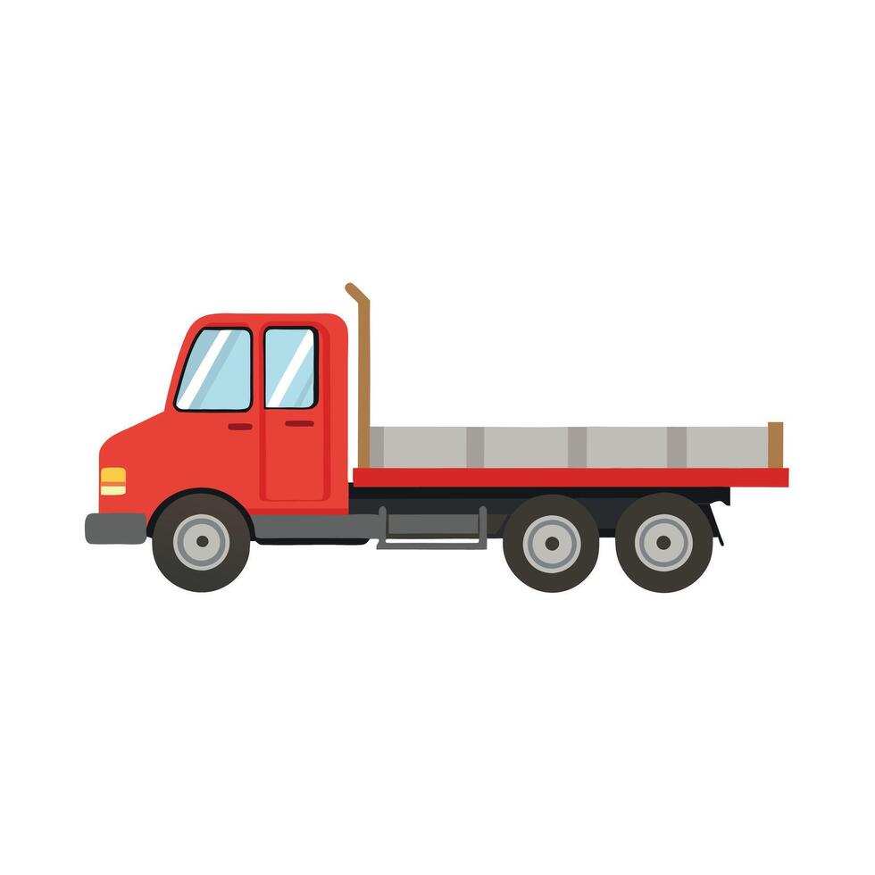 Realistic Truck Illustration vector