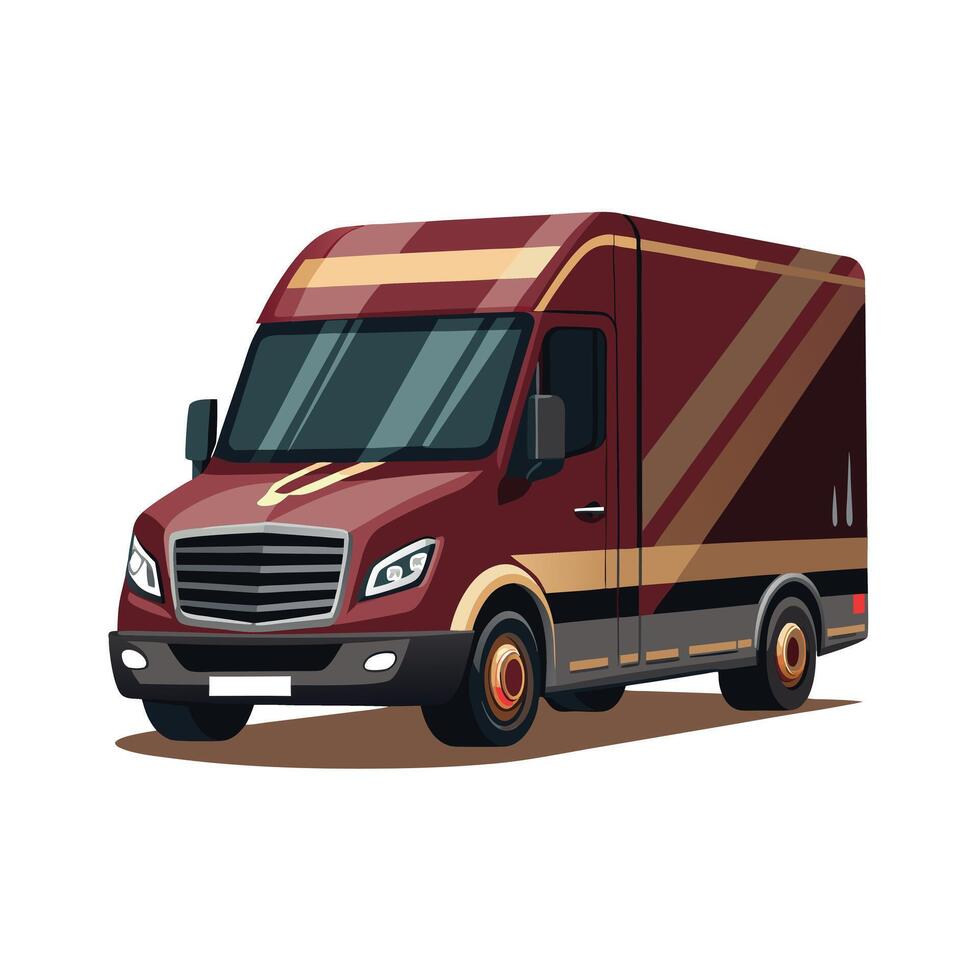 Realistic Truck Illustration vector