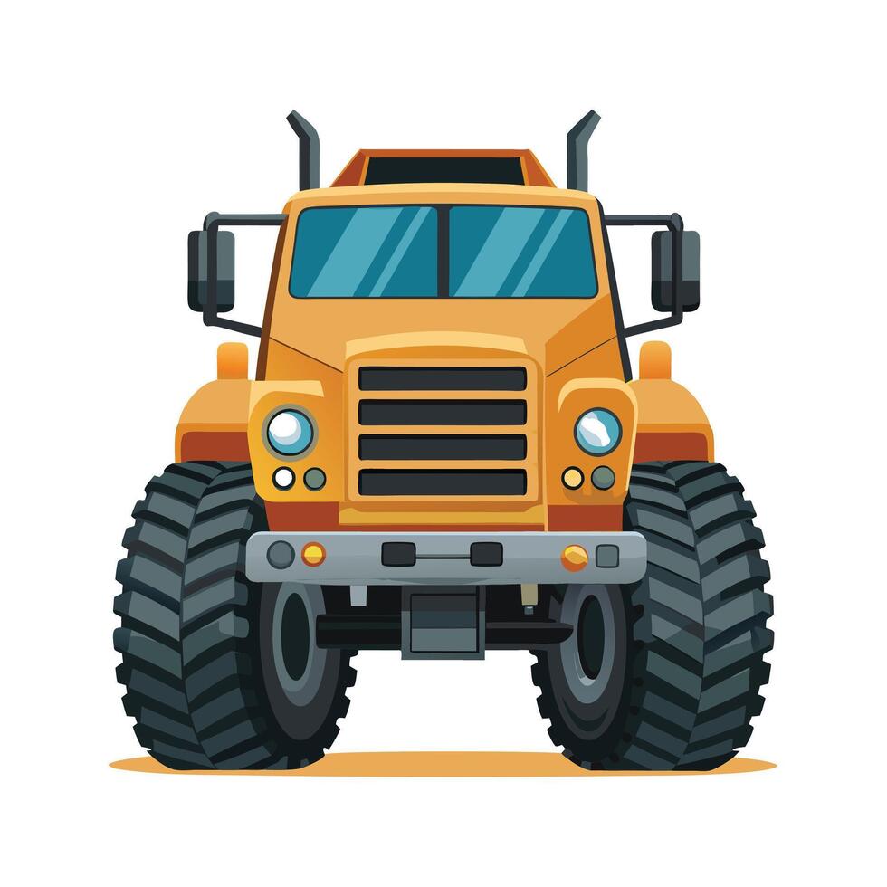 Realistic Truck Illustration vector