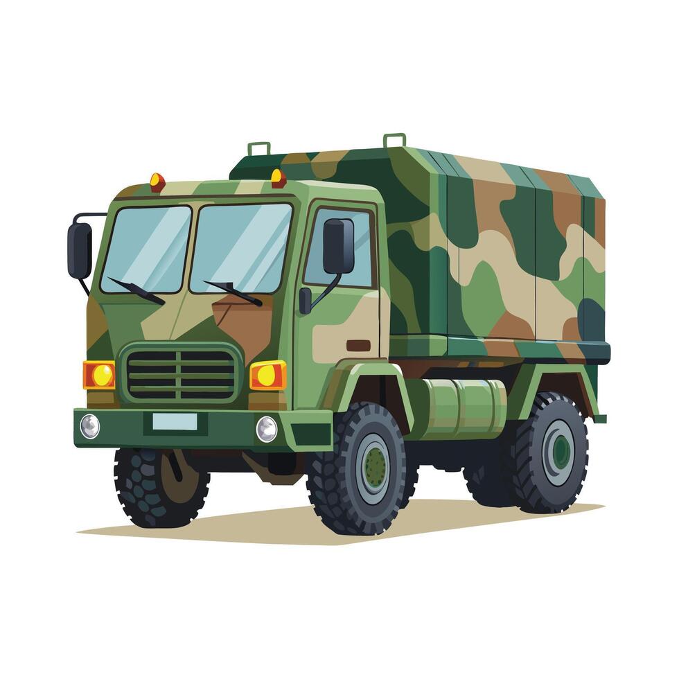 Realistic Truck Illustration vector