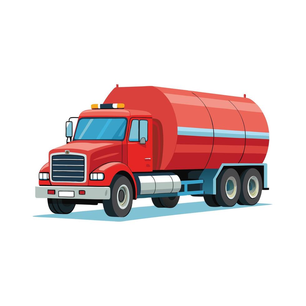 Realistic Truck Illustration vector