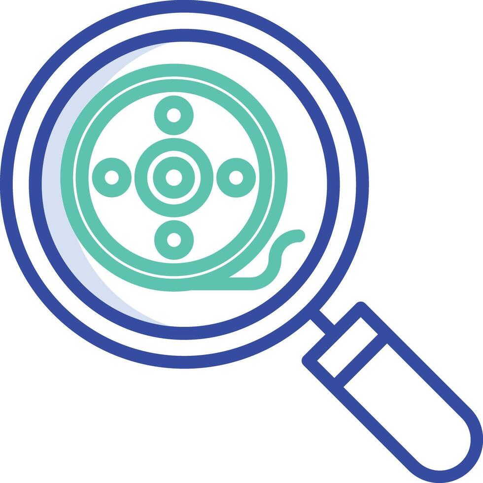 Search outline color illustration vector