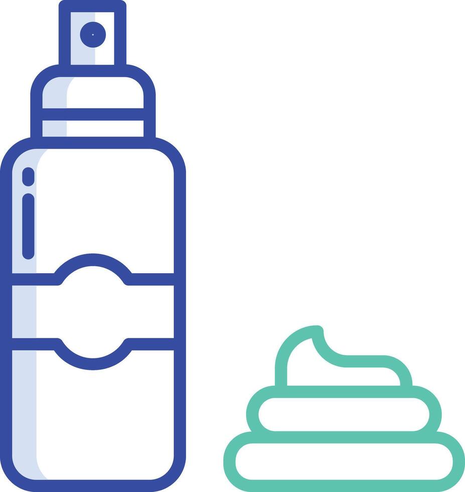 Cream outline color illustration vector