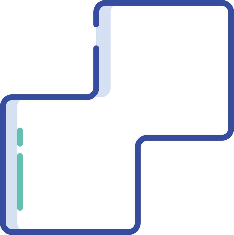 Unite tool outline color illustration vector